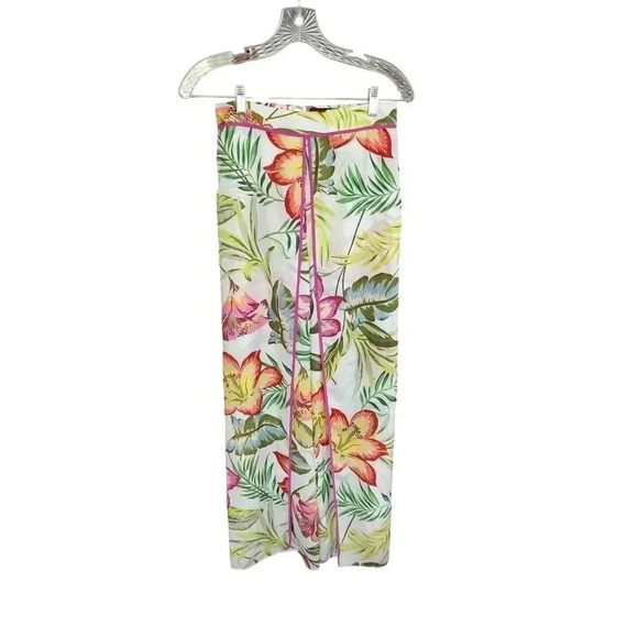 Le Superbe Surfline Floral-Print Split Wide-Leg Pants - Picture 3 of 5